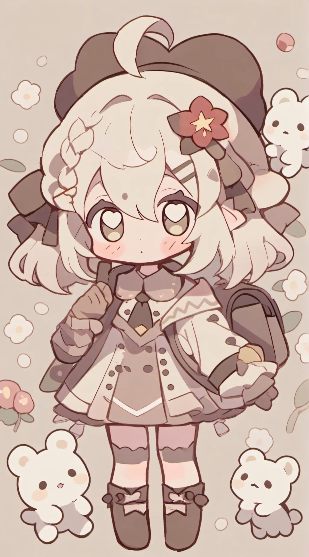 ai character: UwU  background