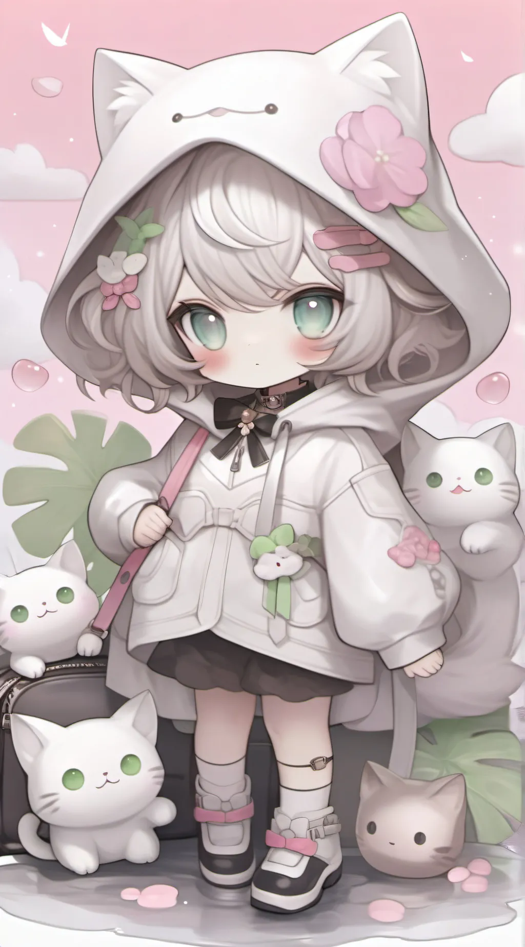 ai character: Changed background