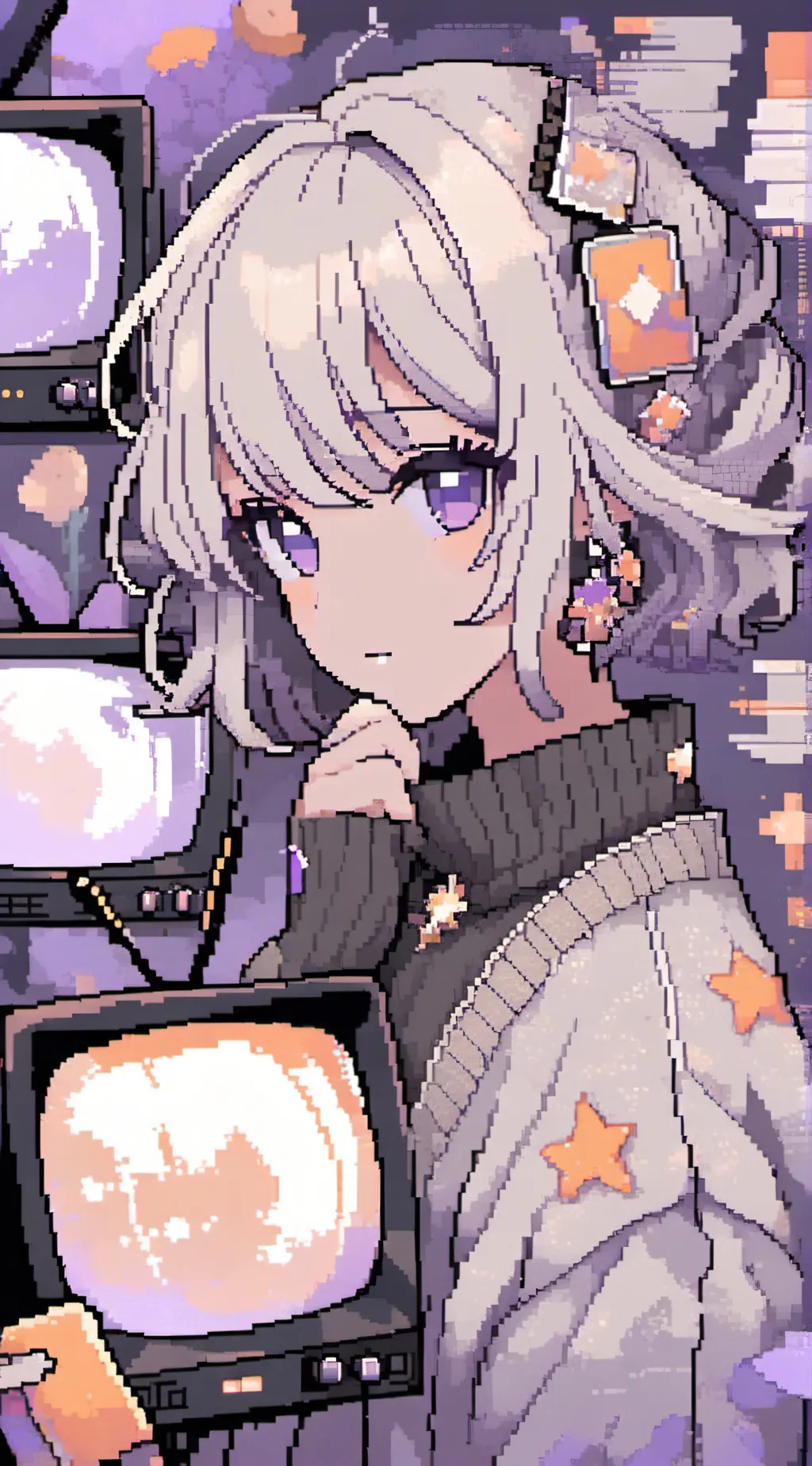 ai character: tvwoman background