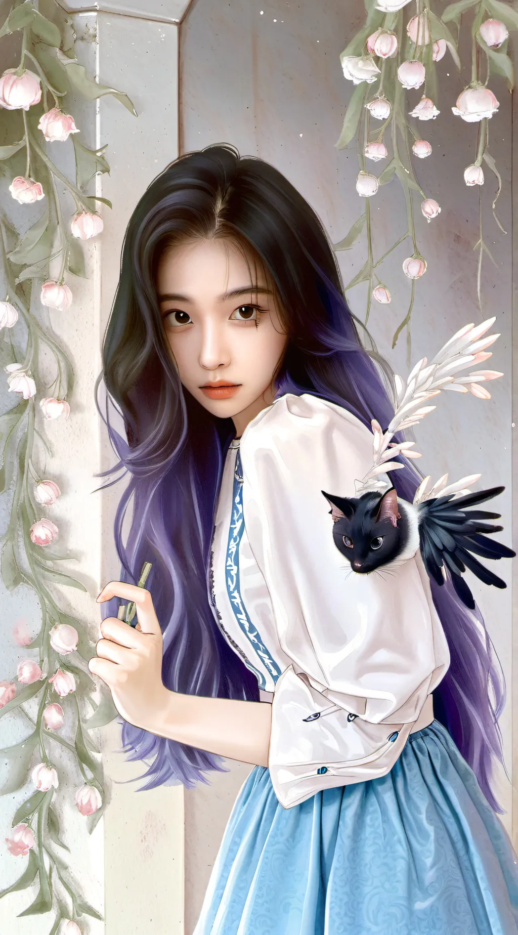 ai character: Aria background