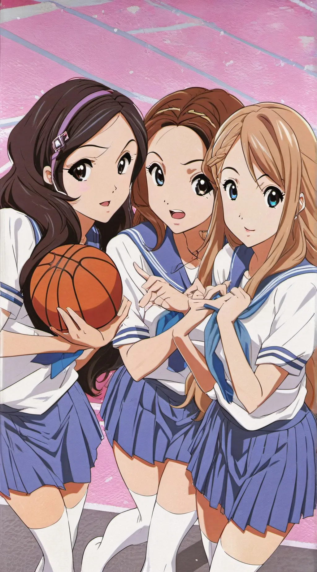 ai character: Lea, Harper, Alice background