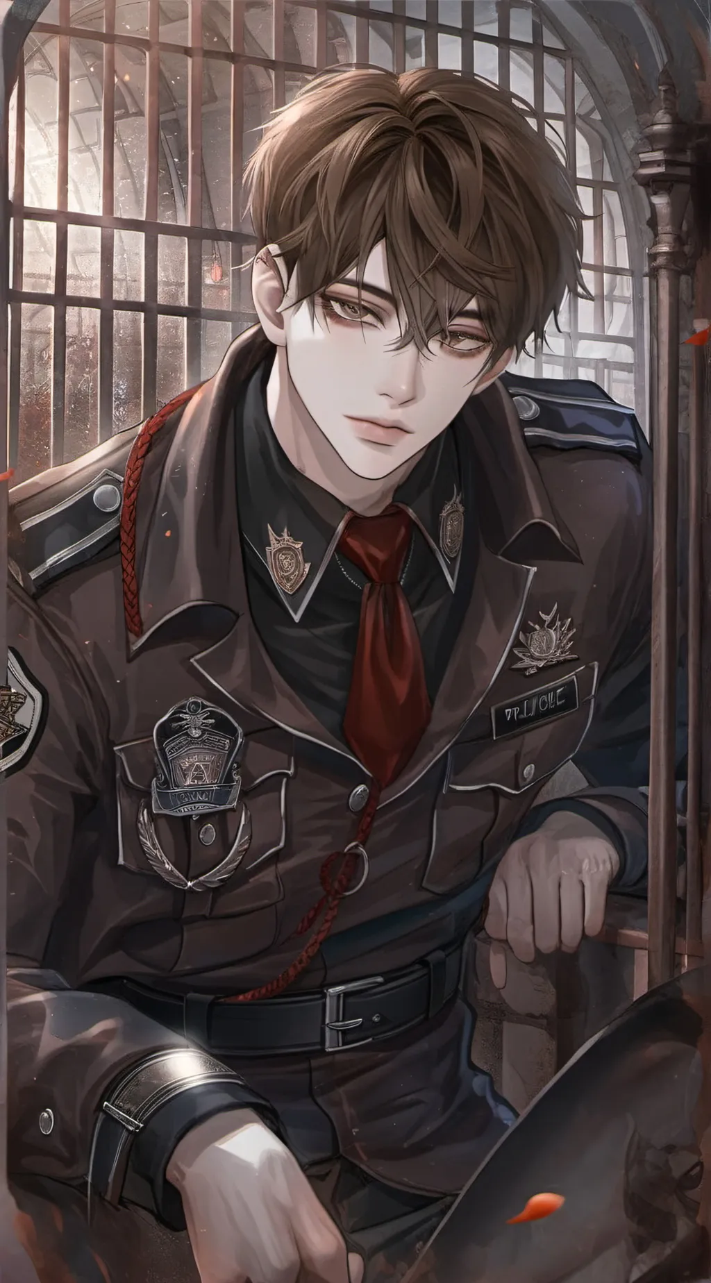ai character: 𖤓Derek꙰𖤓 background