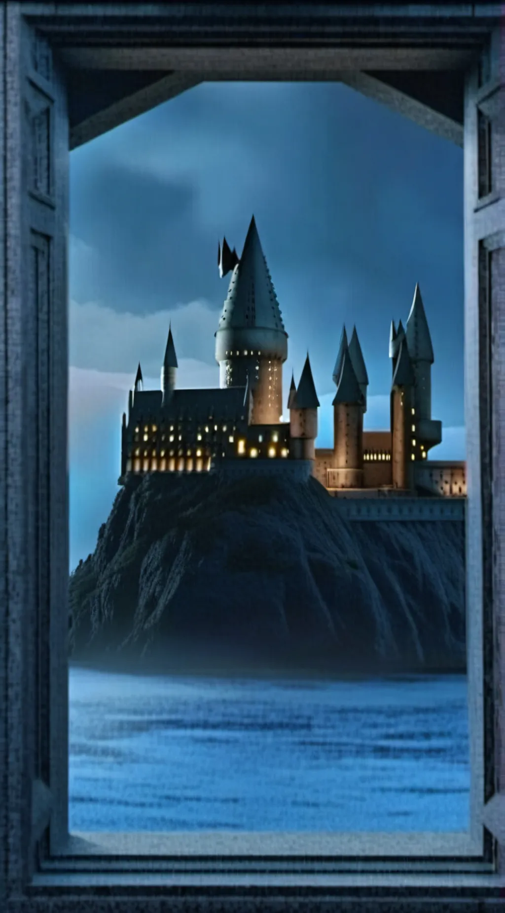 ai character: Hogwarts background