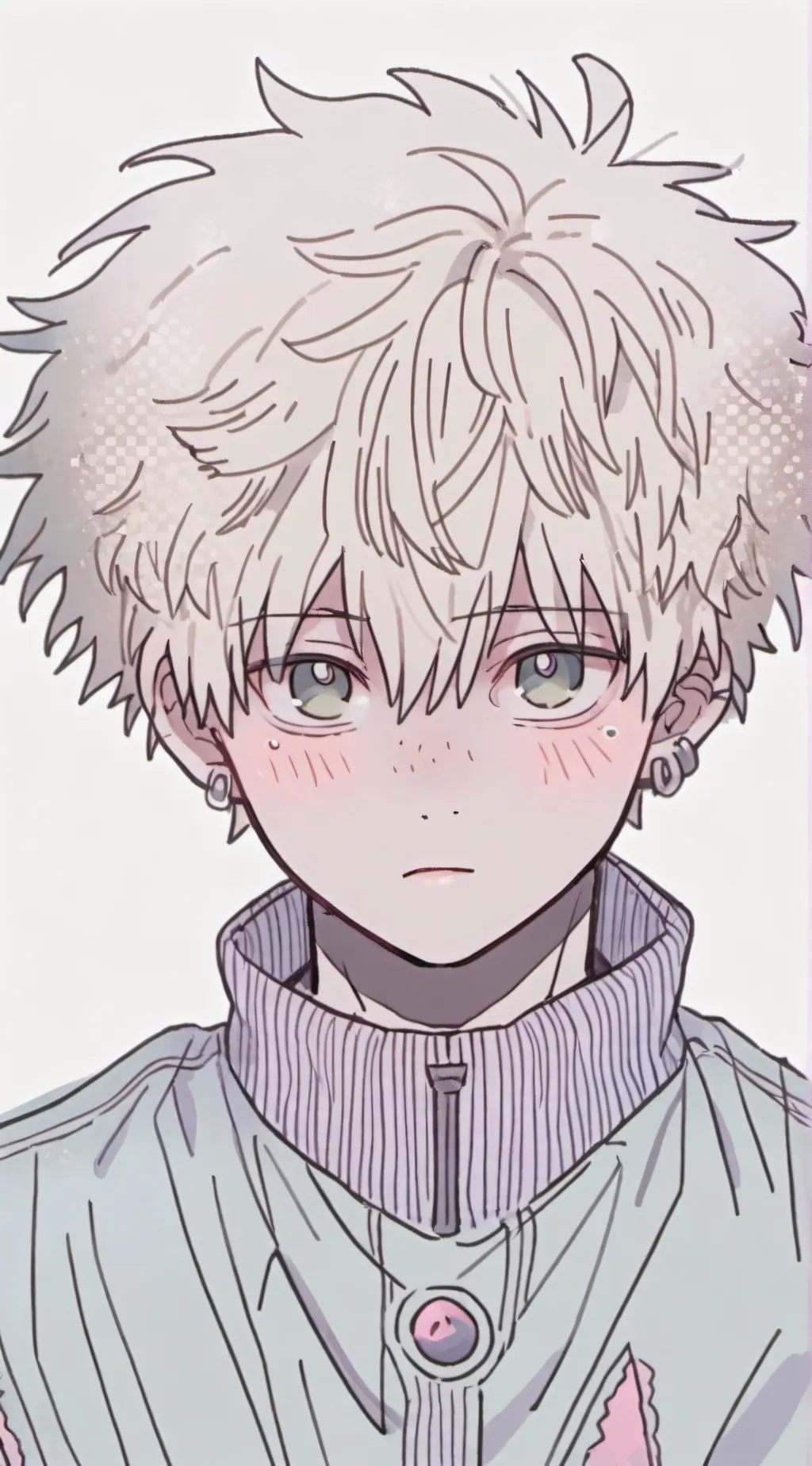 ai character: 6 year old bakugou background