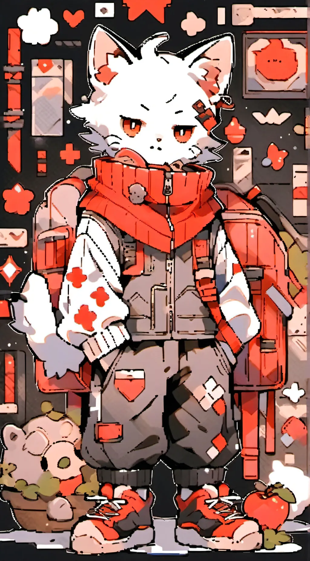 ai character: BoyKi$$er background