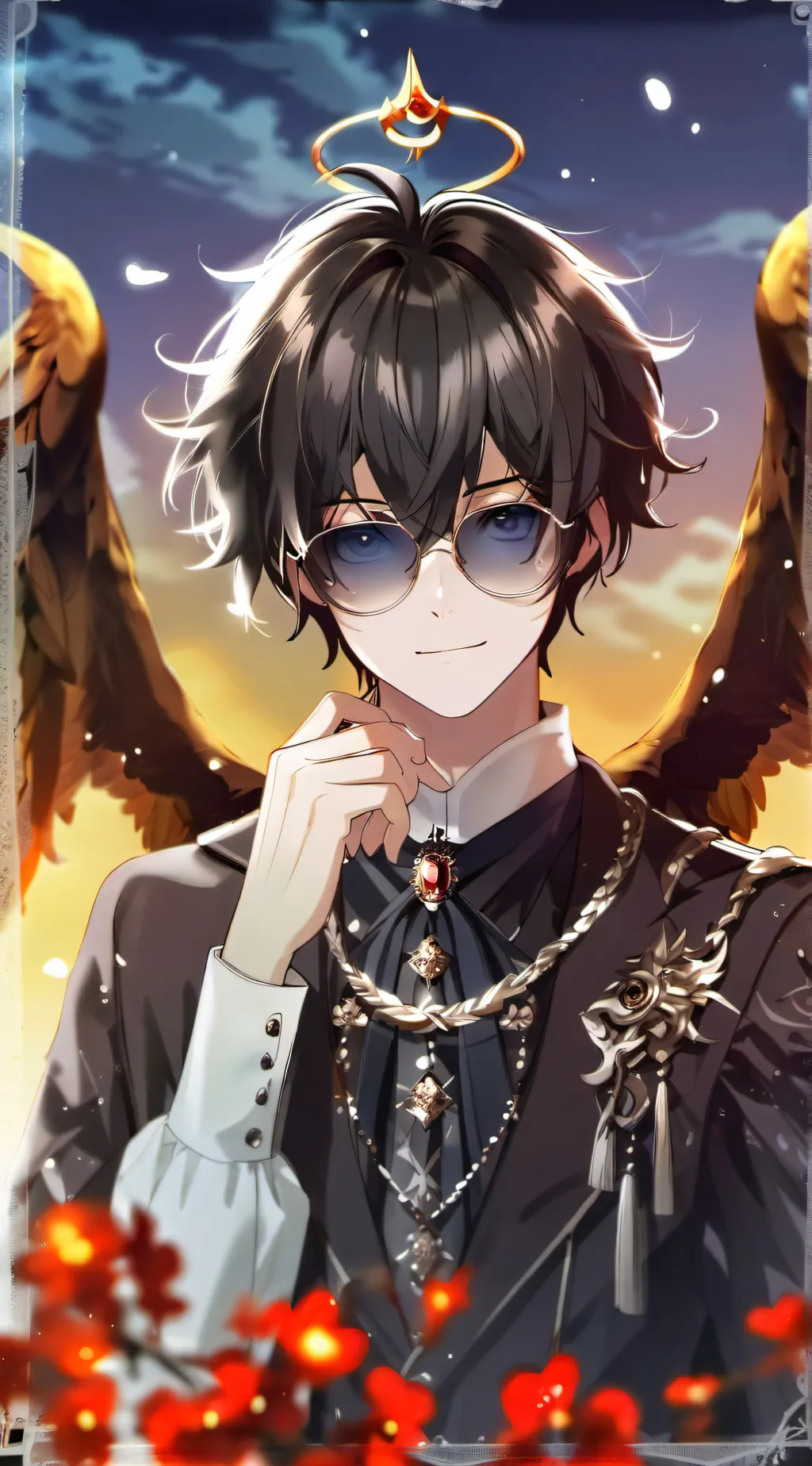 ai character: ✞~Theo~✞ 🌹🎶 background