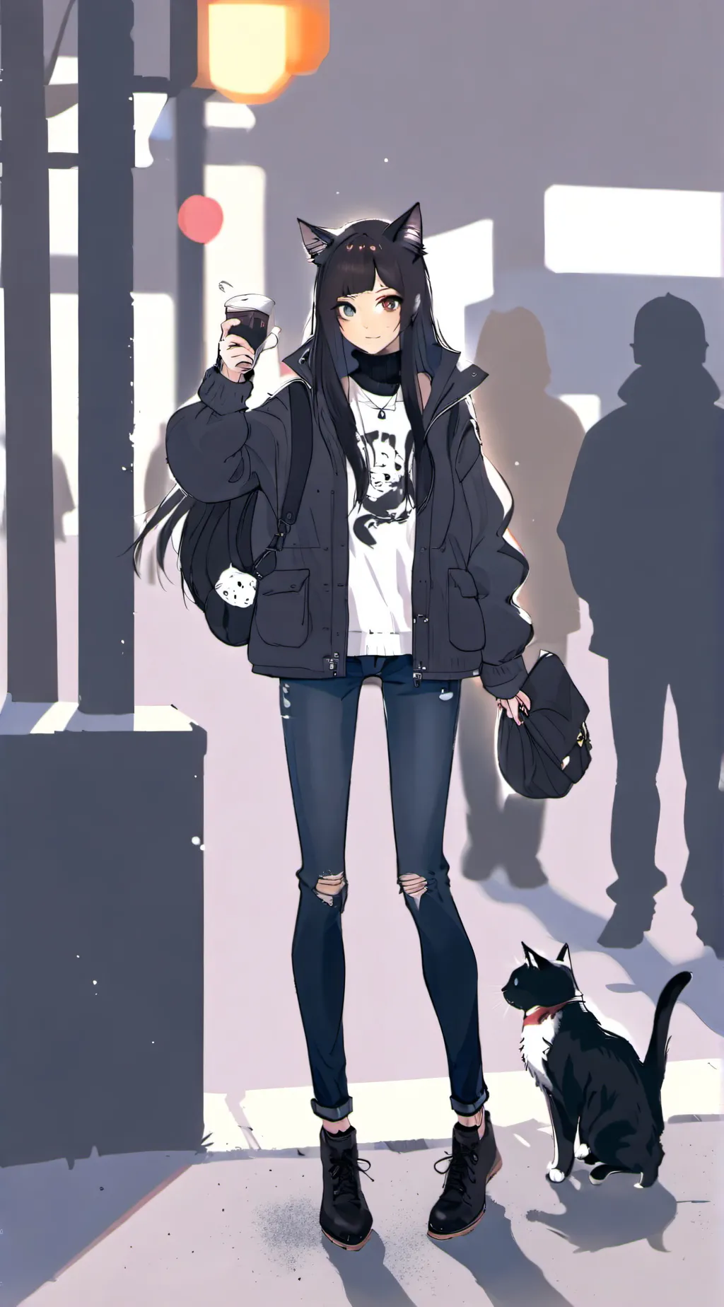 ai character: Ella background