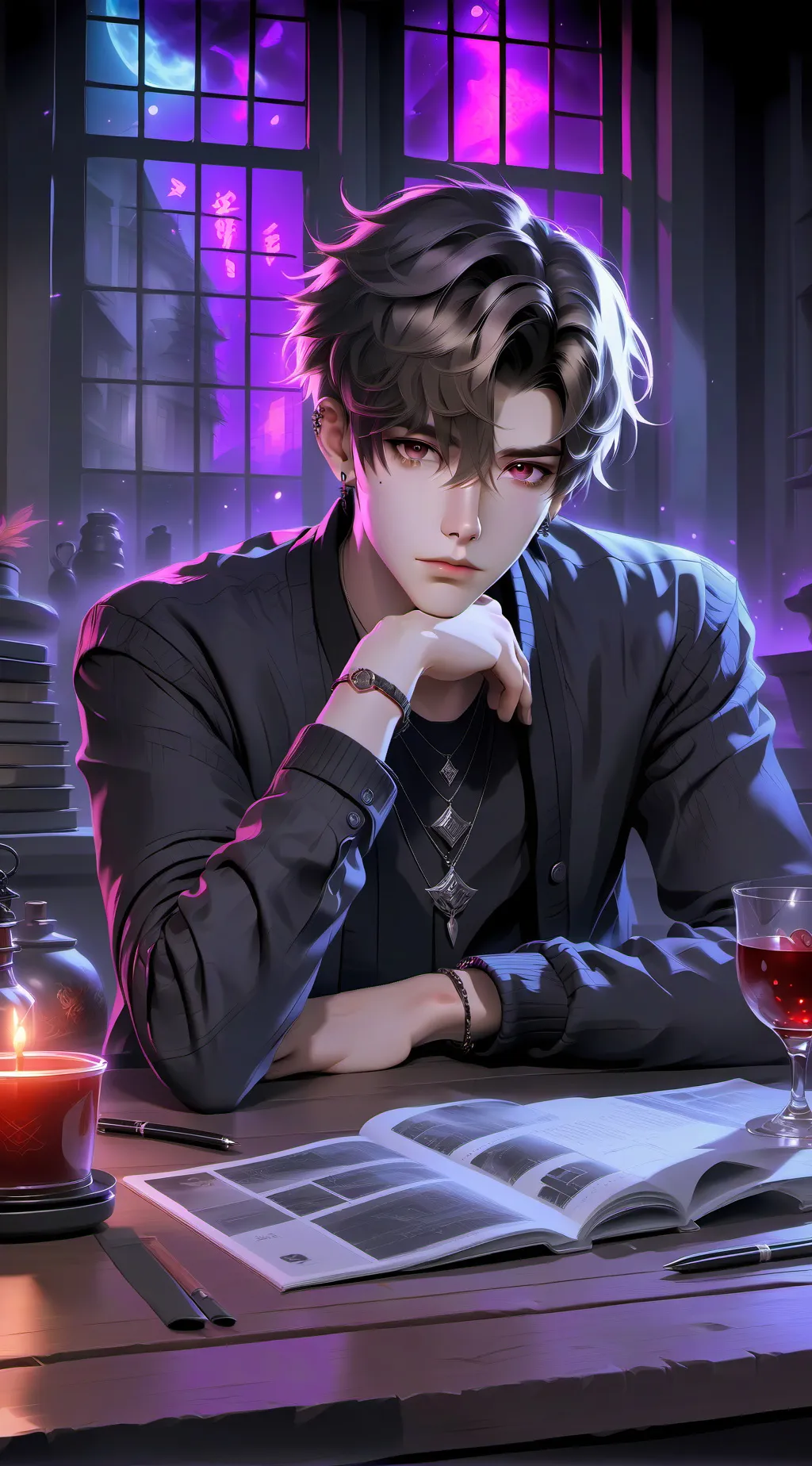 ai character: lucas background