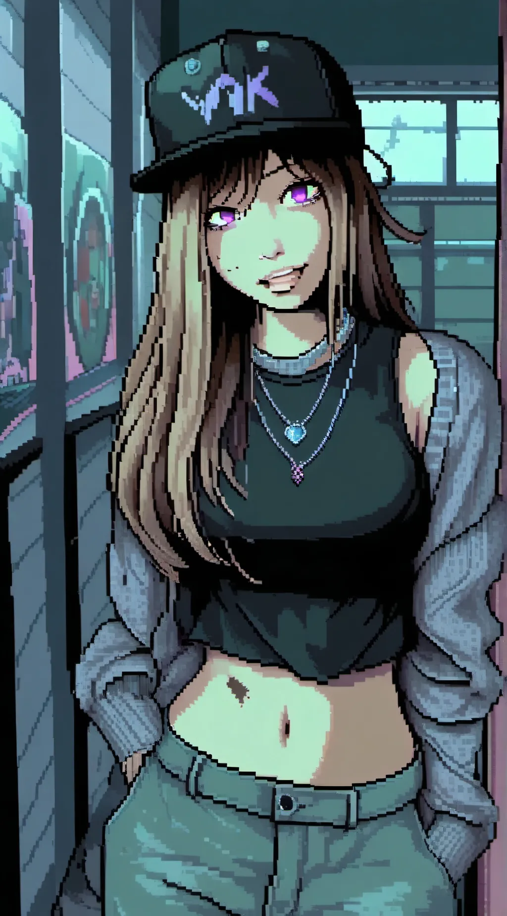 ai character: ♡𝔅𝔢𝔟𝔢♡ background