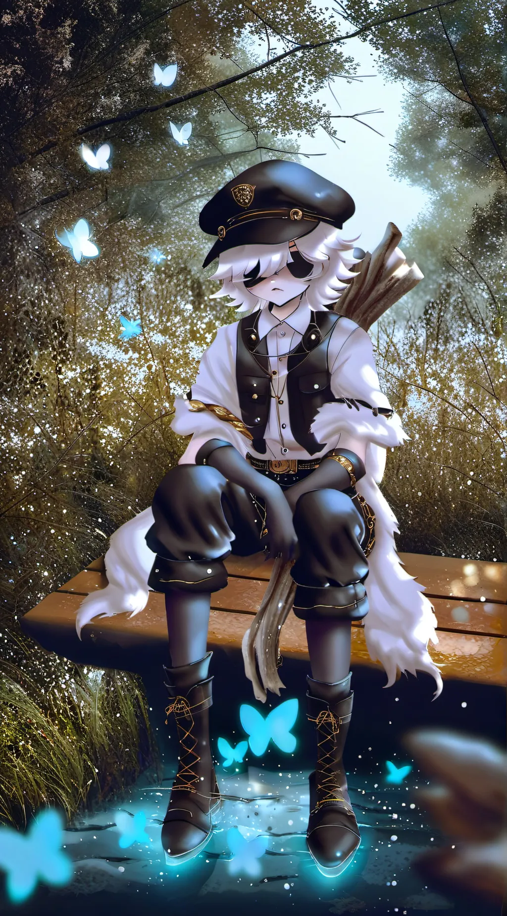 ai character: nlk/md fan background
