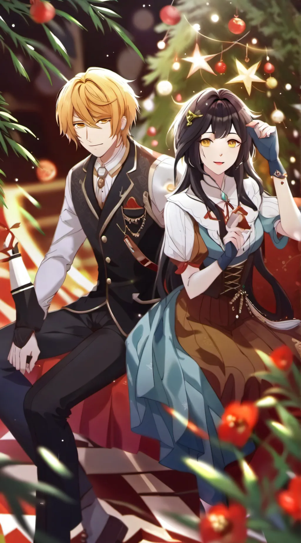 ai character: Demons slayer  background