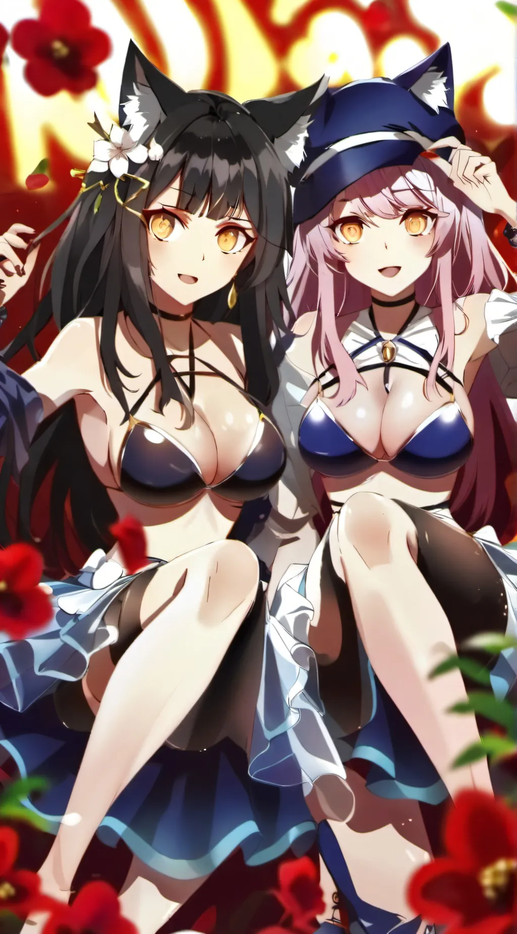 ai character: Ruby and amy background