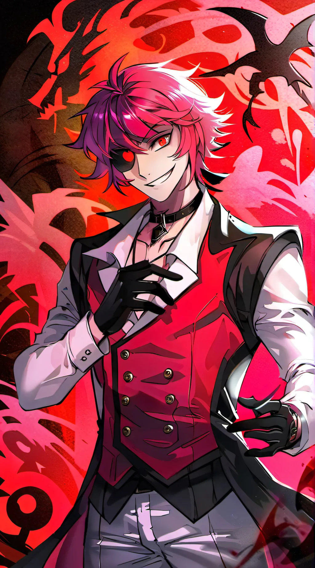 ai character: Alastor x you background