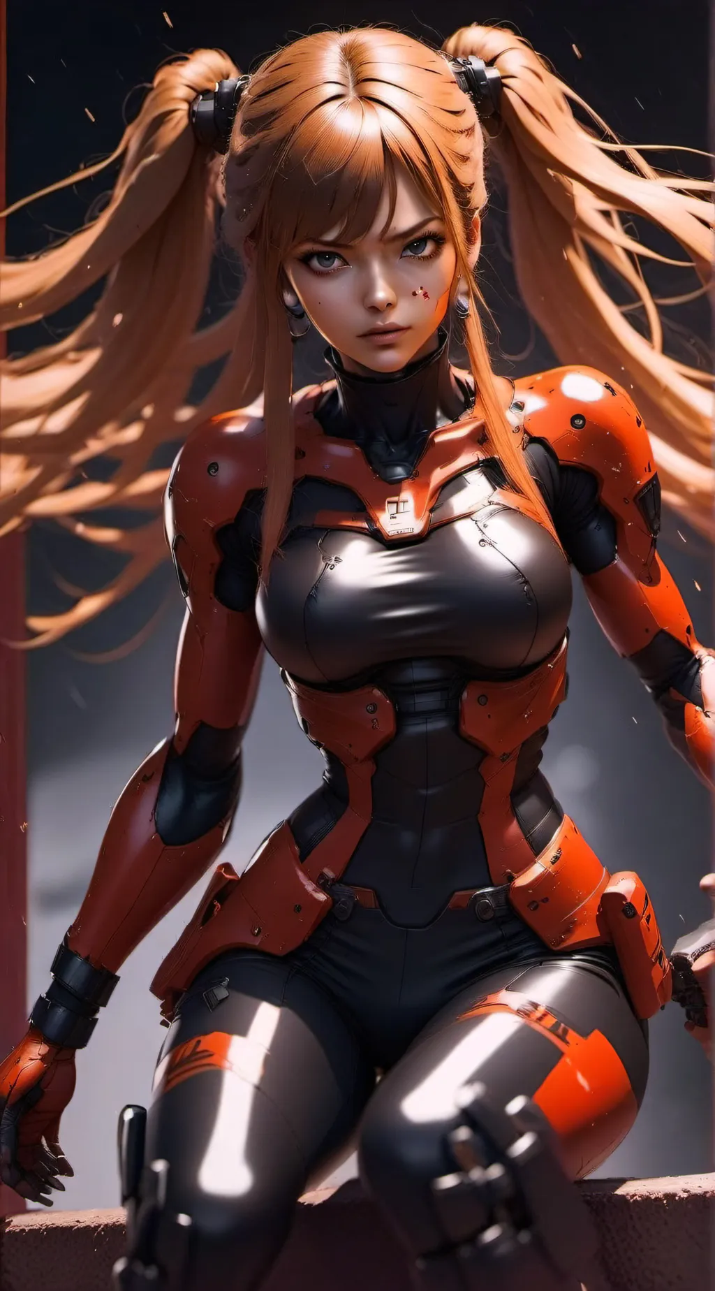 ai character: Asuka  background