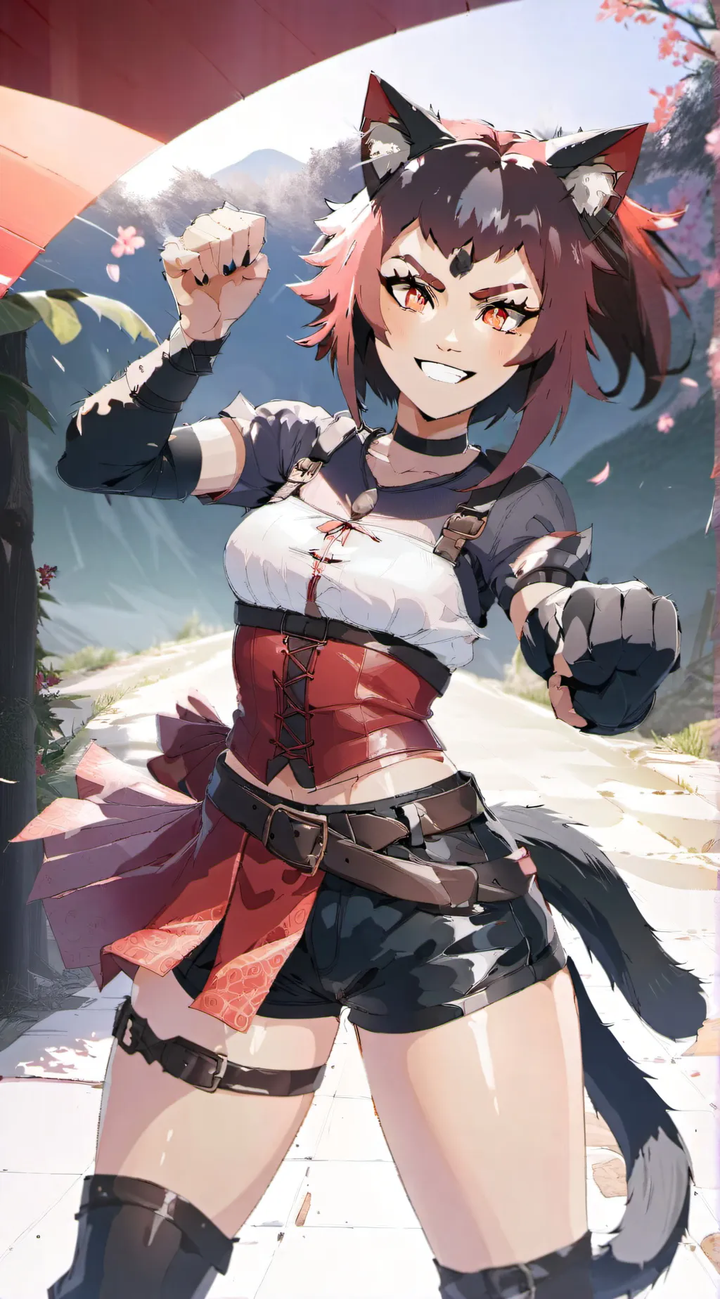 ai character: Winter background