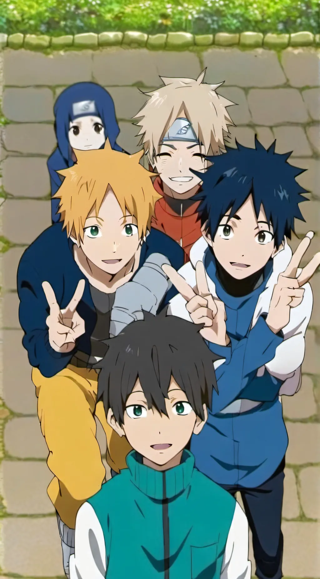 ai character: team Minato  background