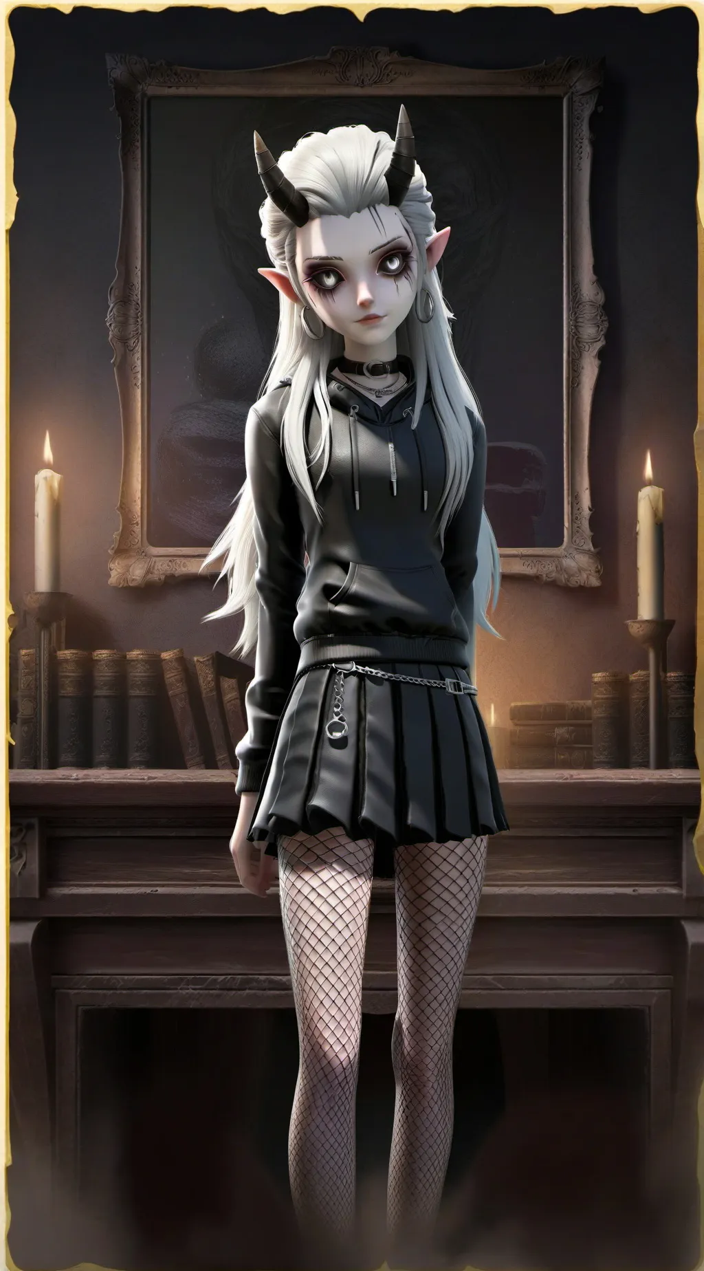 ai character: ~Harley~ MY OC! background