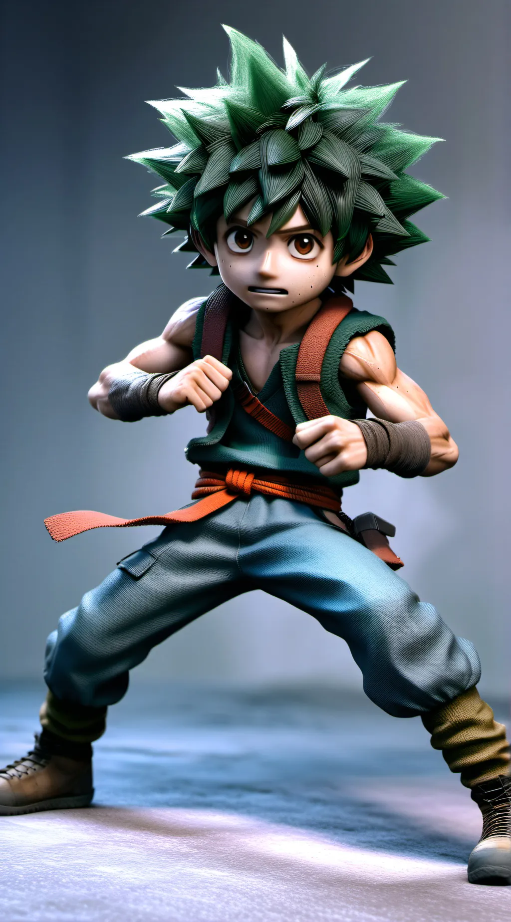 ai character: MHA step count background
