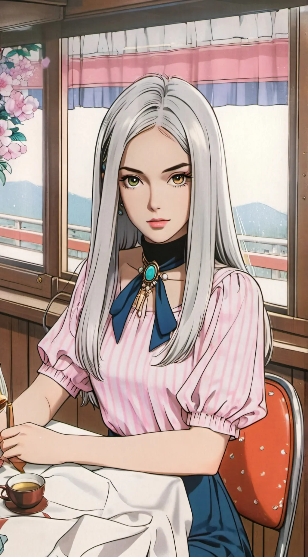 ai character: Hogworts  background