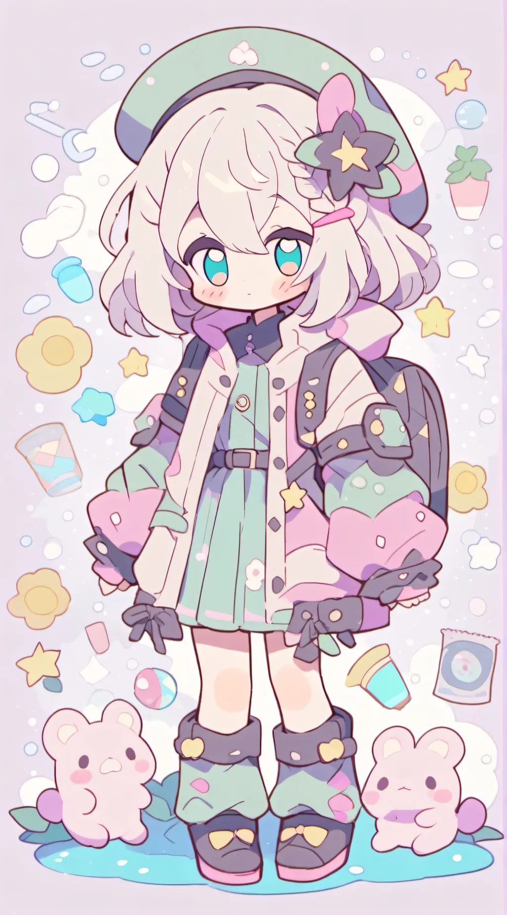 ai character: Nozomi background