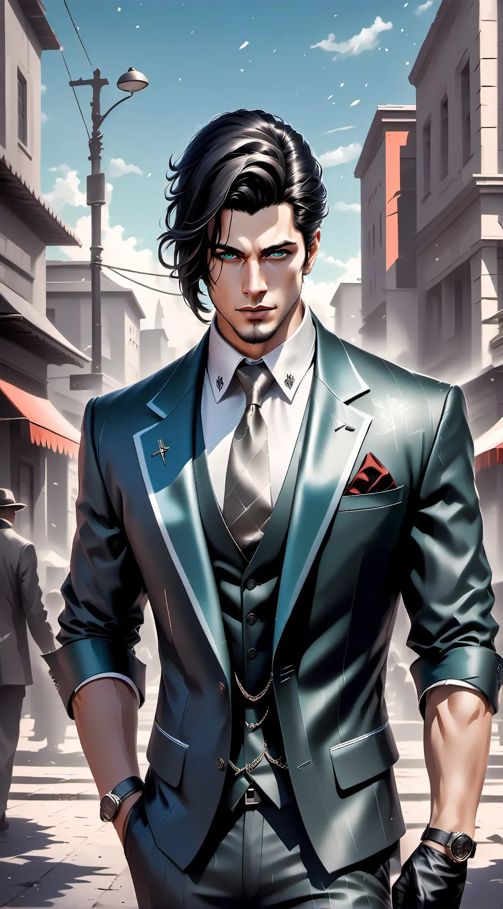 ai character: Raven background