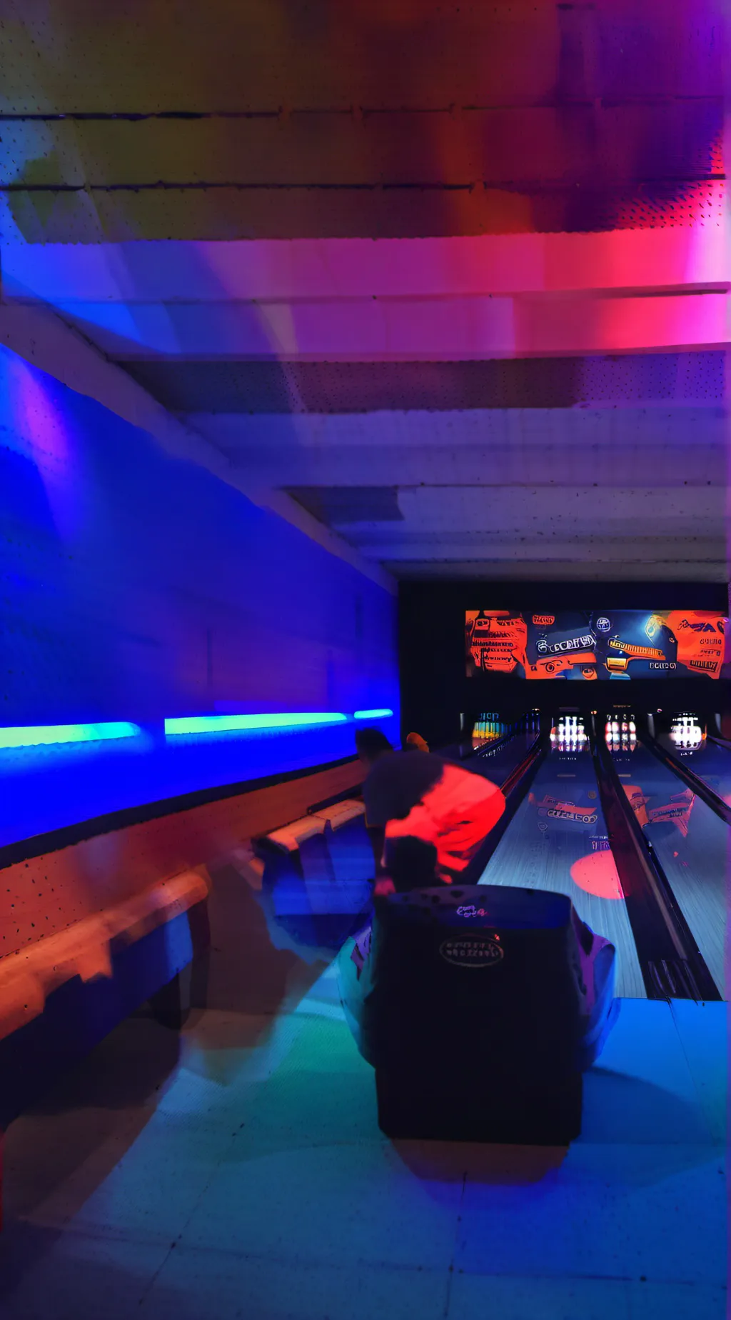ai character: mha bowling party  background