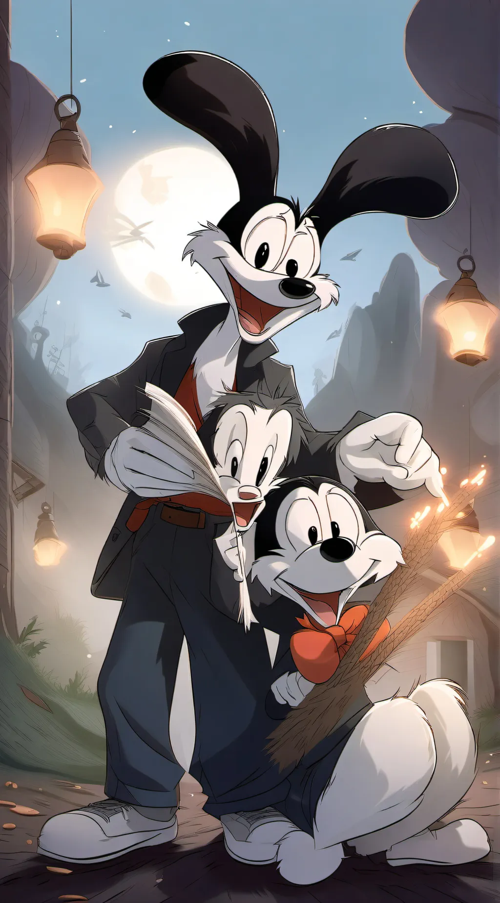 ai character: Animaniacs background