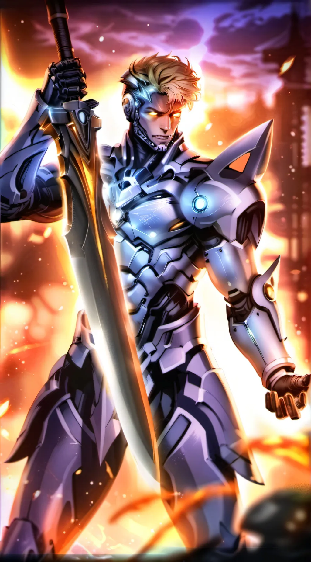 ai character: Genos dad background