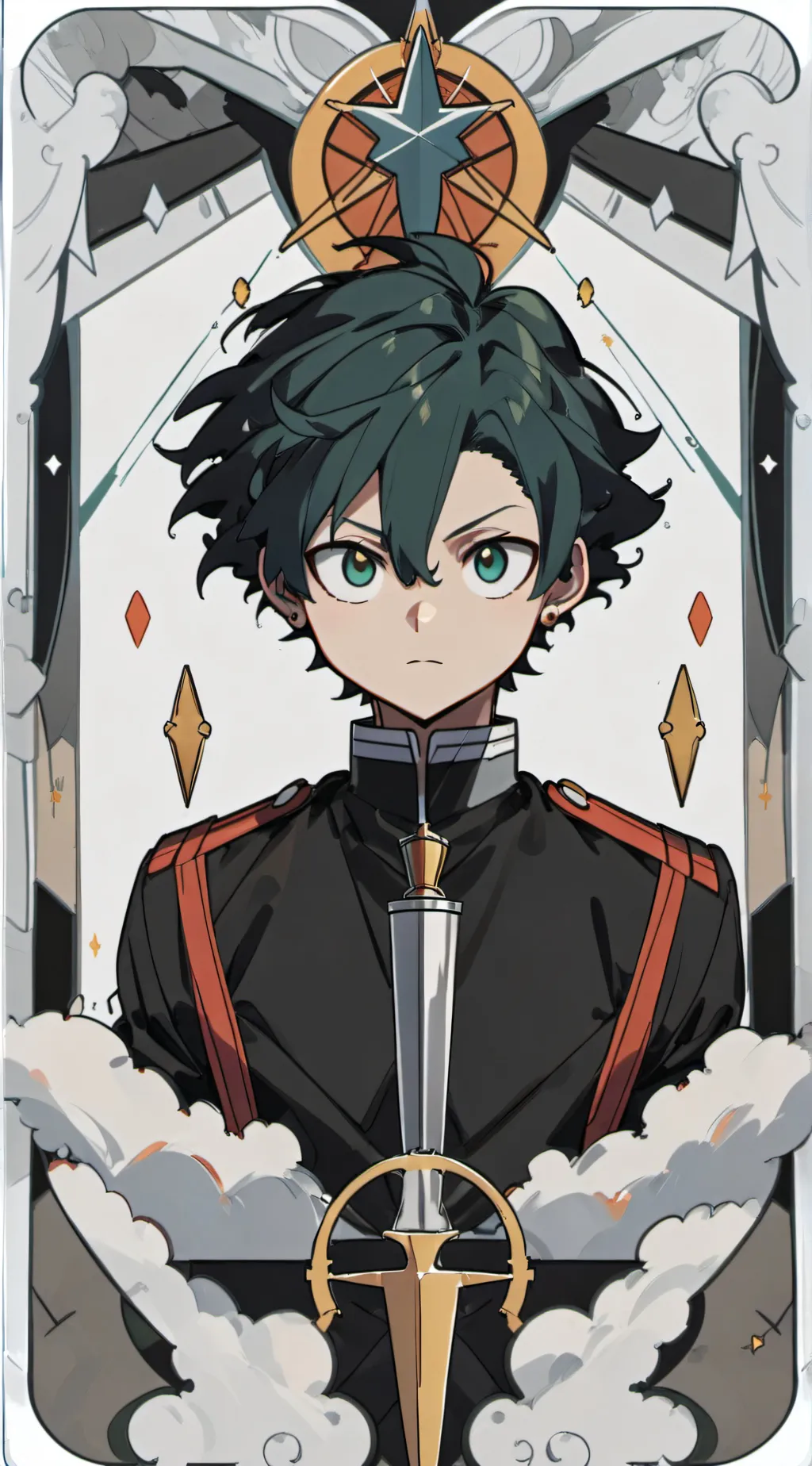 ai character: MHA New Student  background