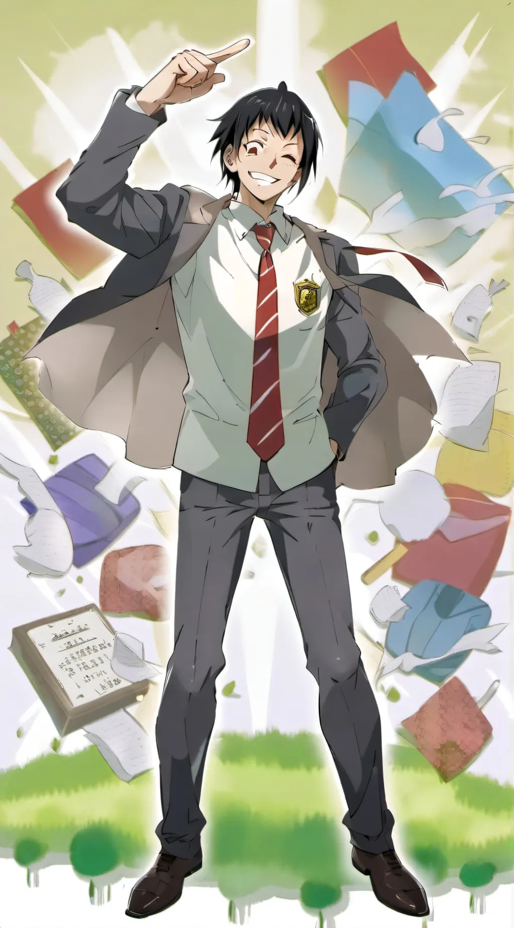 ai character: sero hanta  background