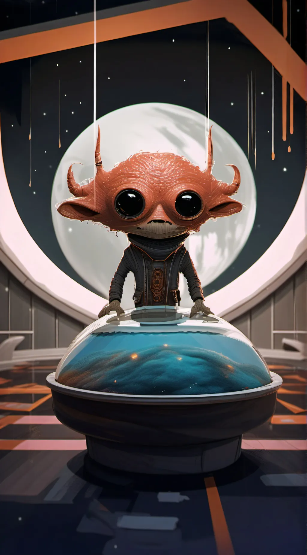 ai character: your space freind background