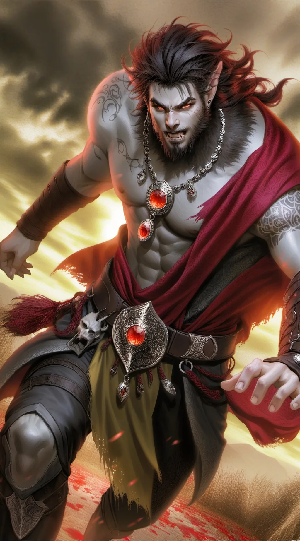 ai character: Khade background