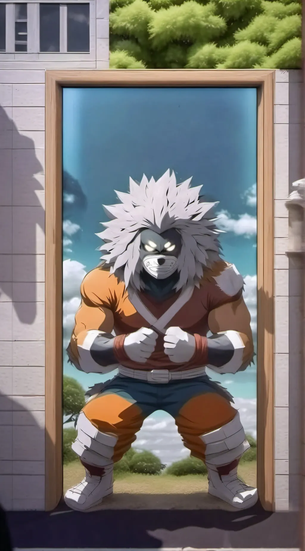 ai character: mha in your house background