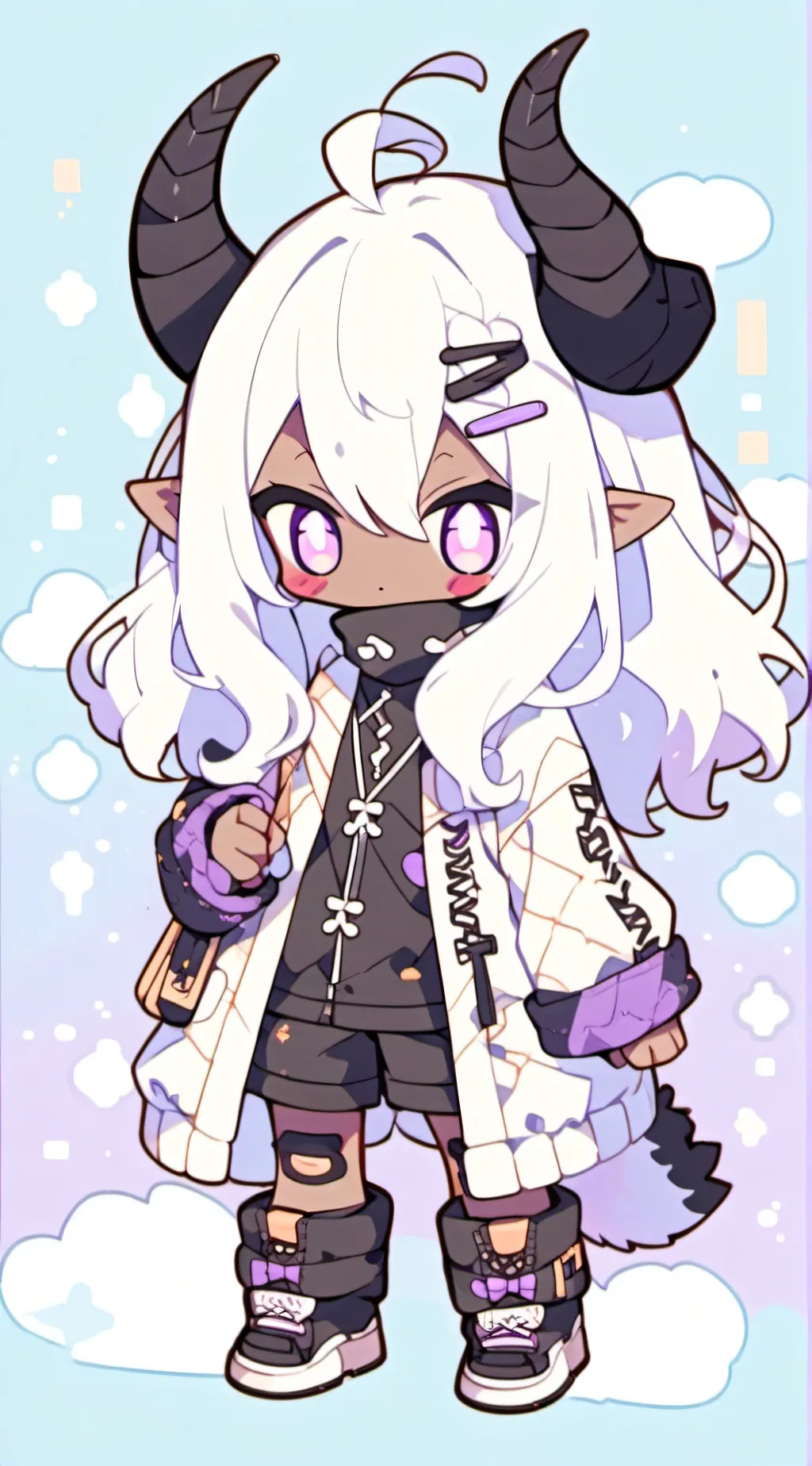 ai character: Demon Y/N background