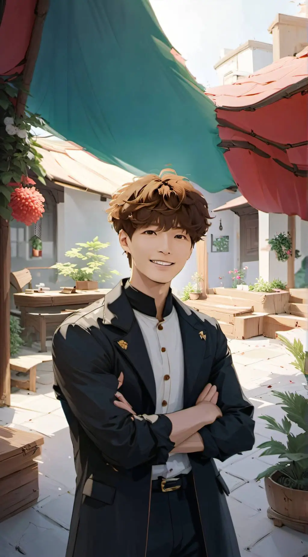 ai character: Genba Bureki background