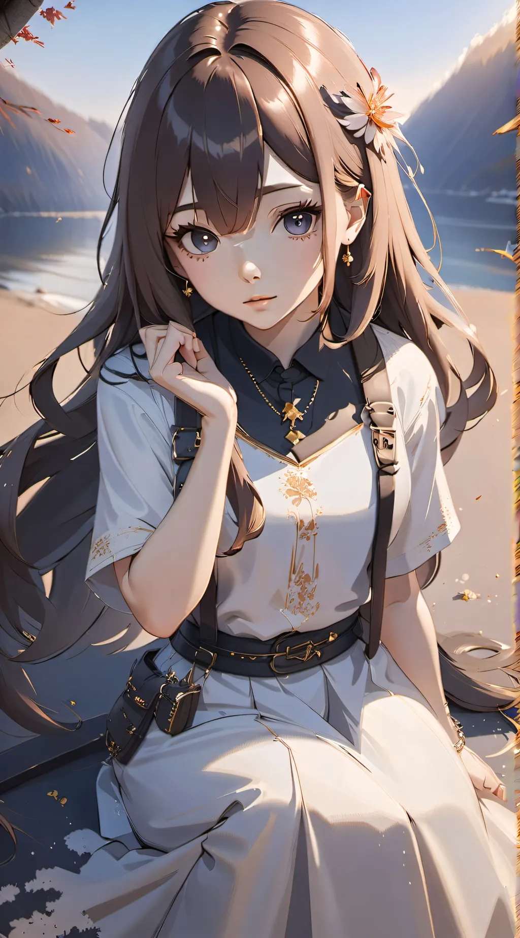 ai character: Rose background