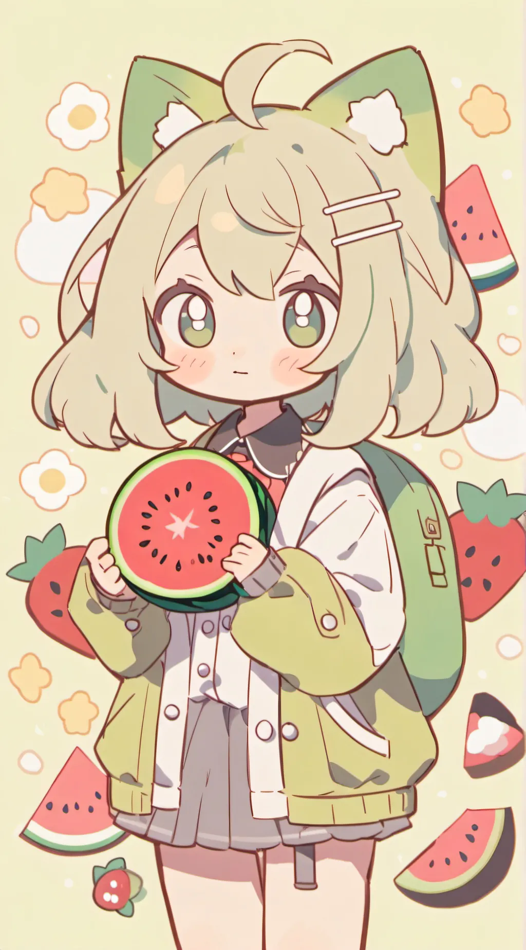 ai character: Melon-Chan background