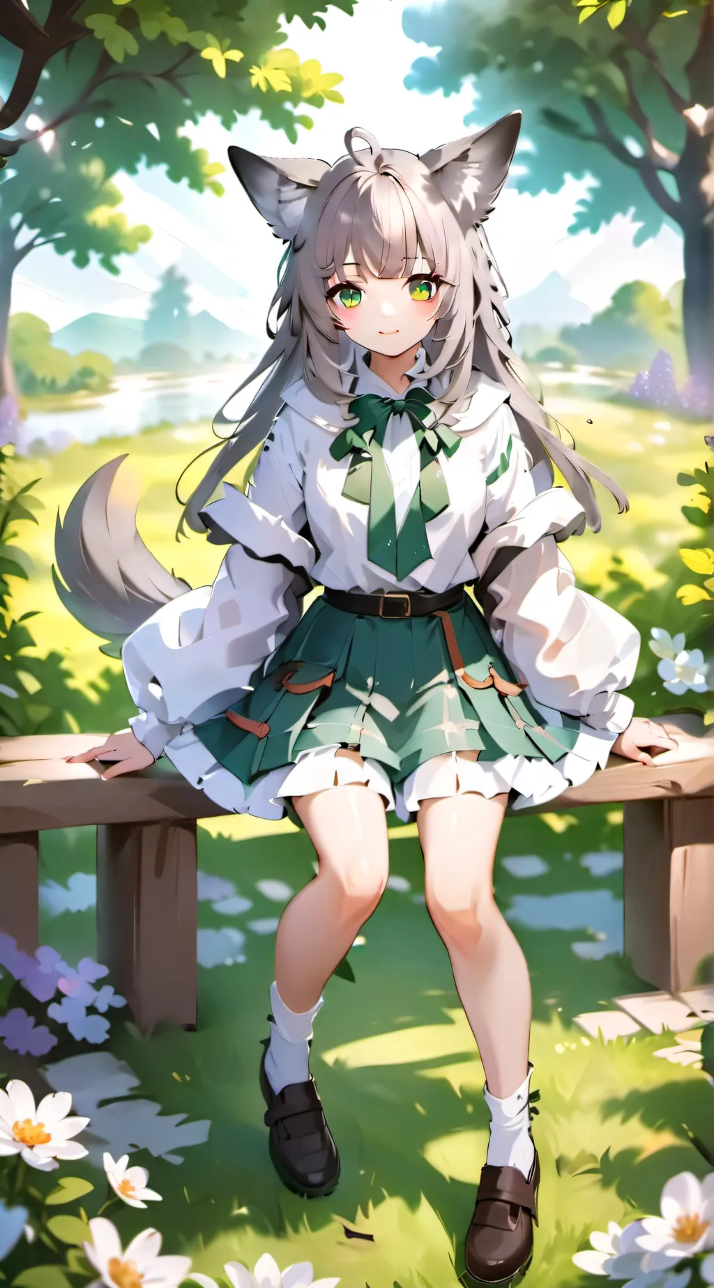 ai character: Foxy background