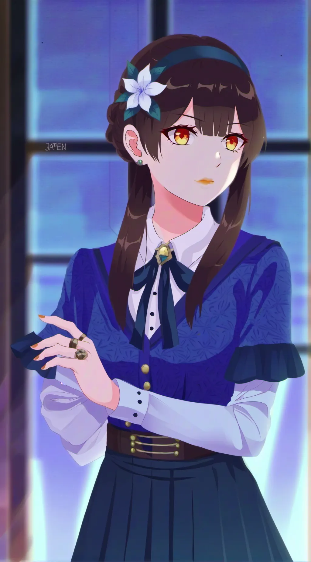 ai character: emily background