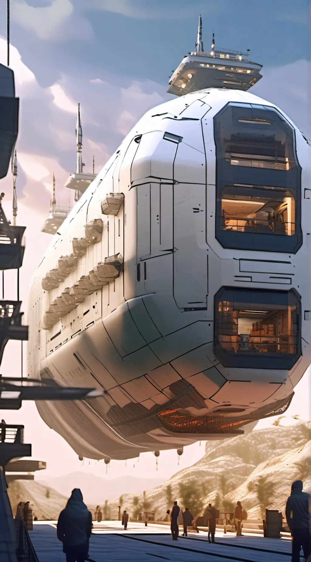 ai character: spacy (cargo ship) background