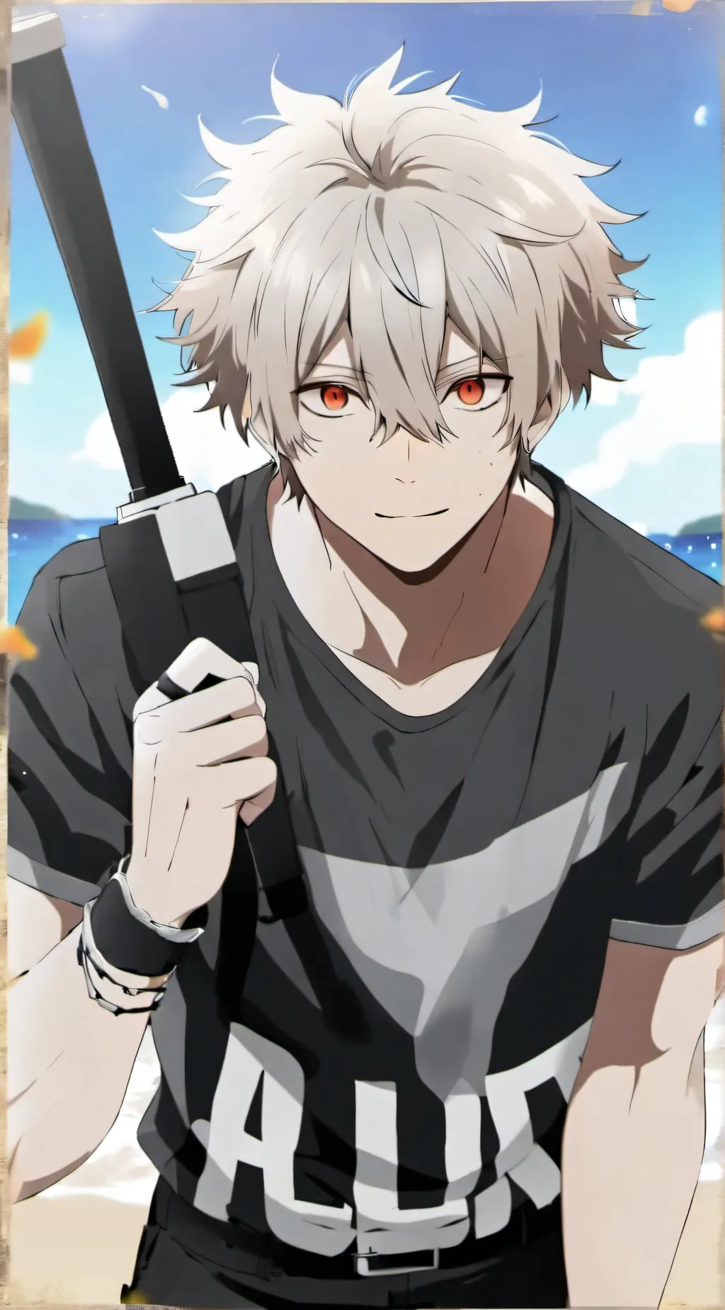 ai character: bakugo  background