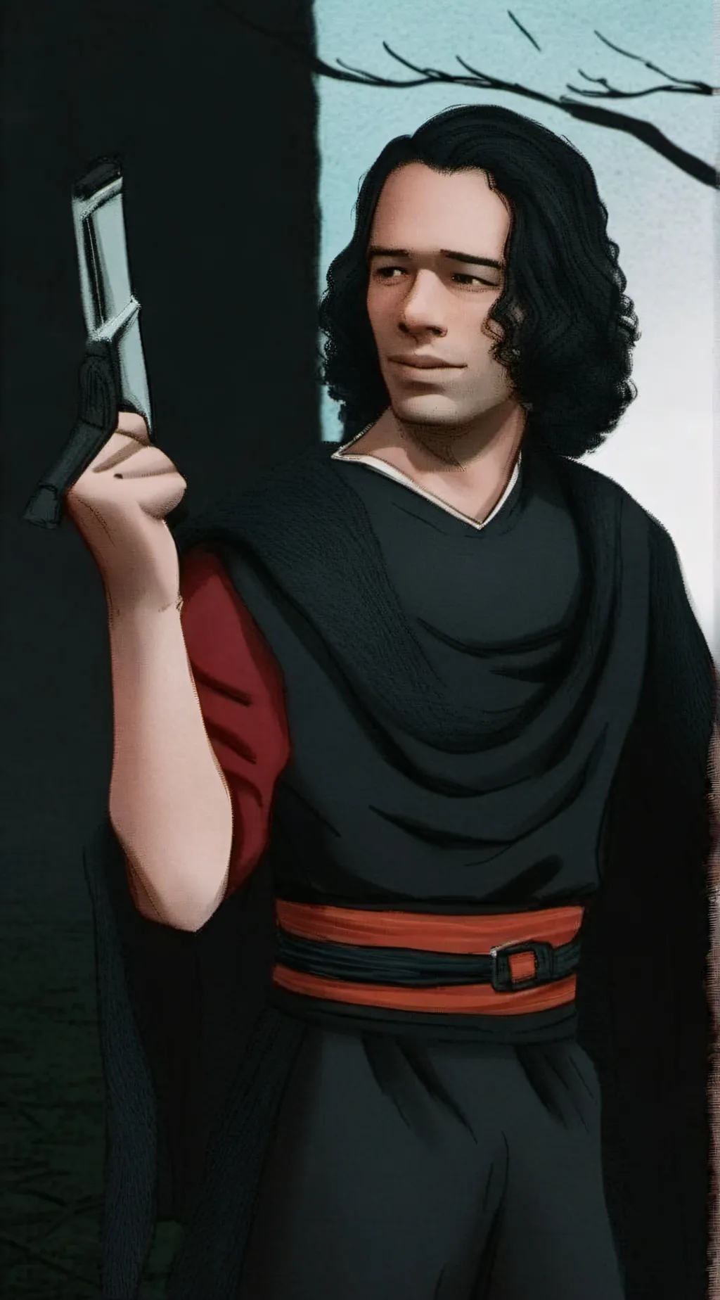 ai character: Philip Hamilton  background