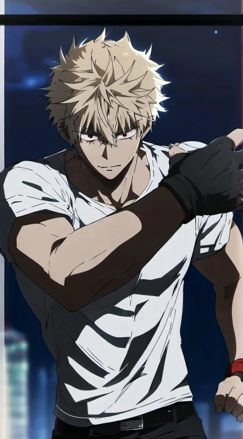 ai character: Bakugo 🔥💥 background