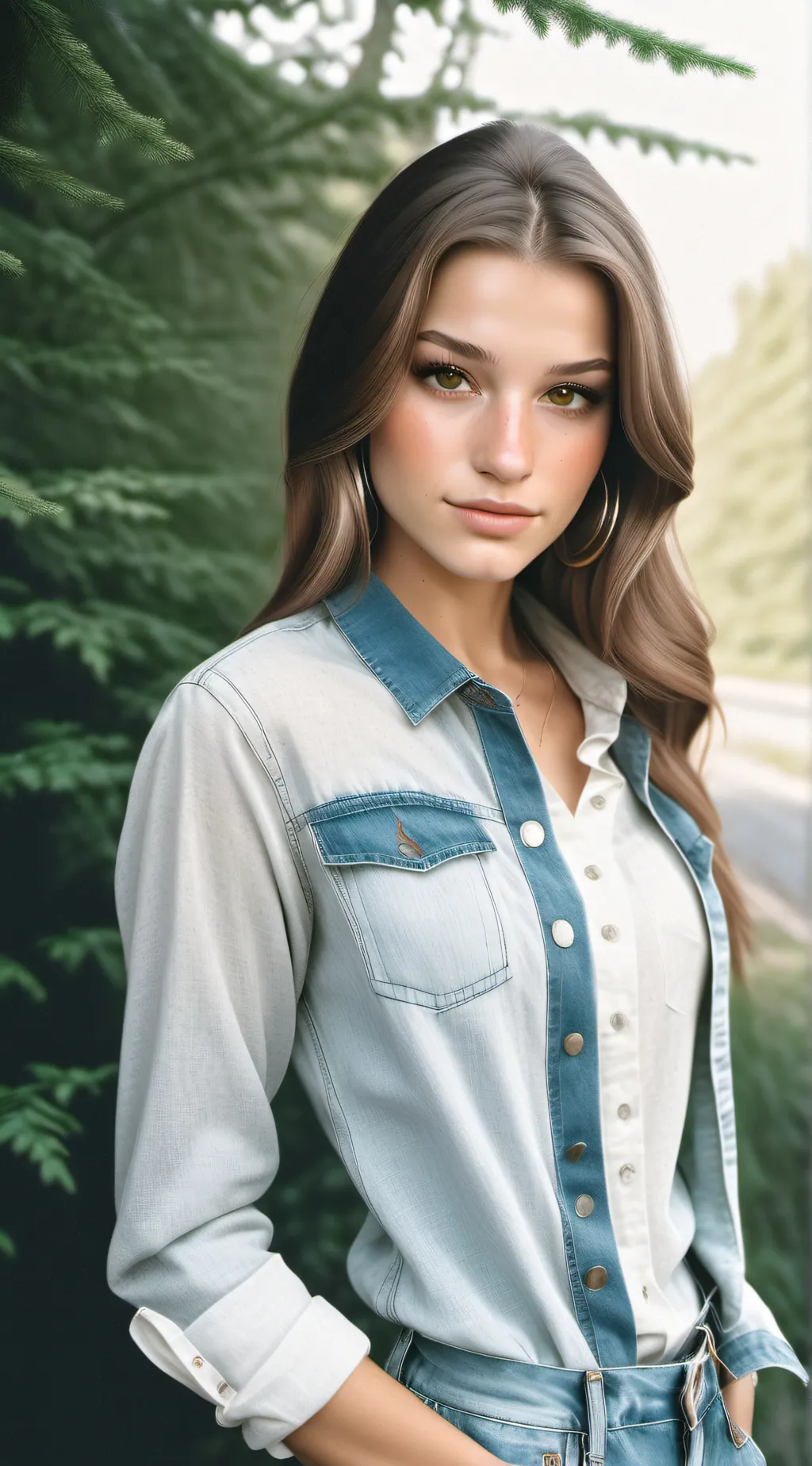 ai character: Brooke Monk background