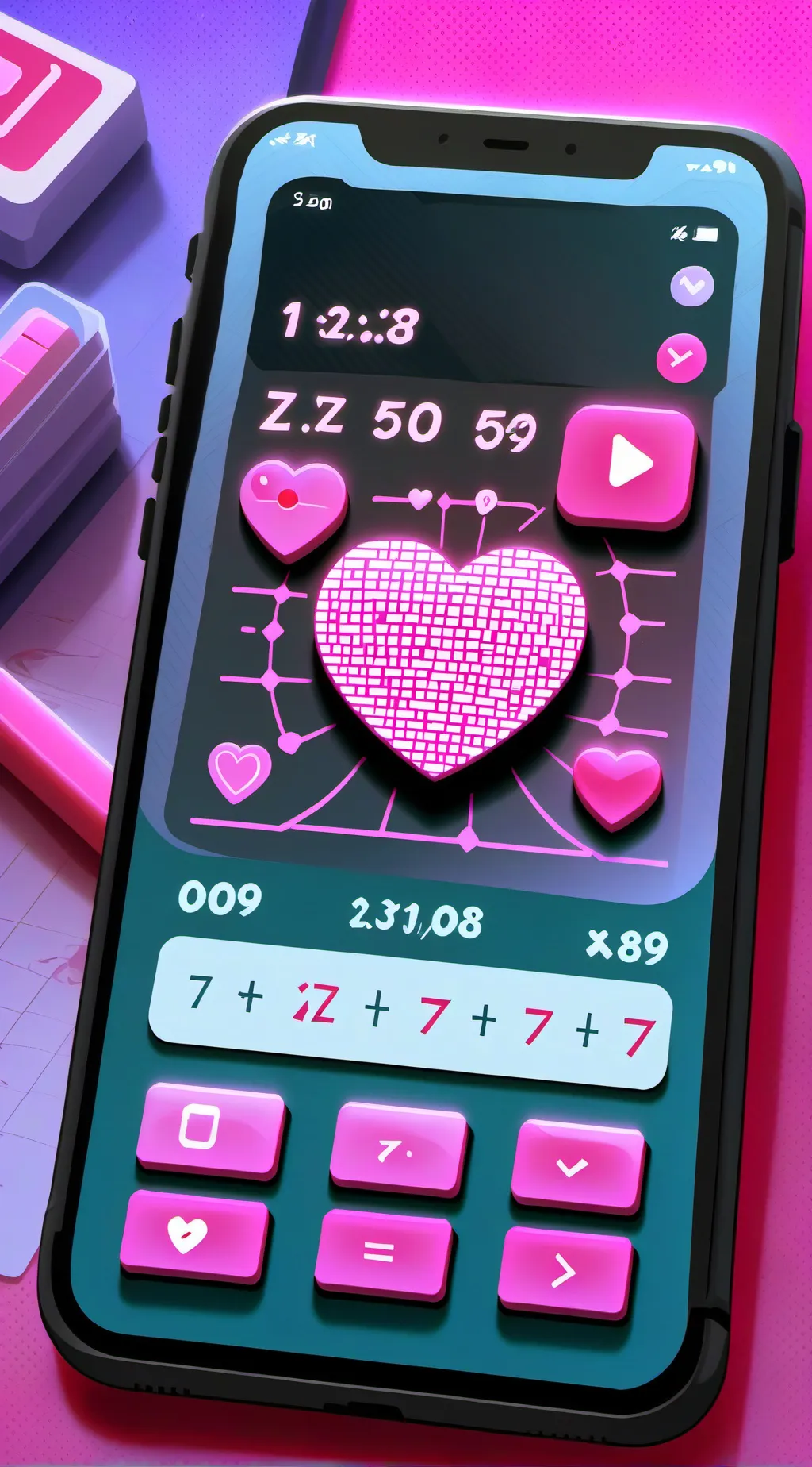 ai character: -Love|Calculator- background