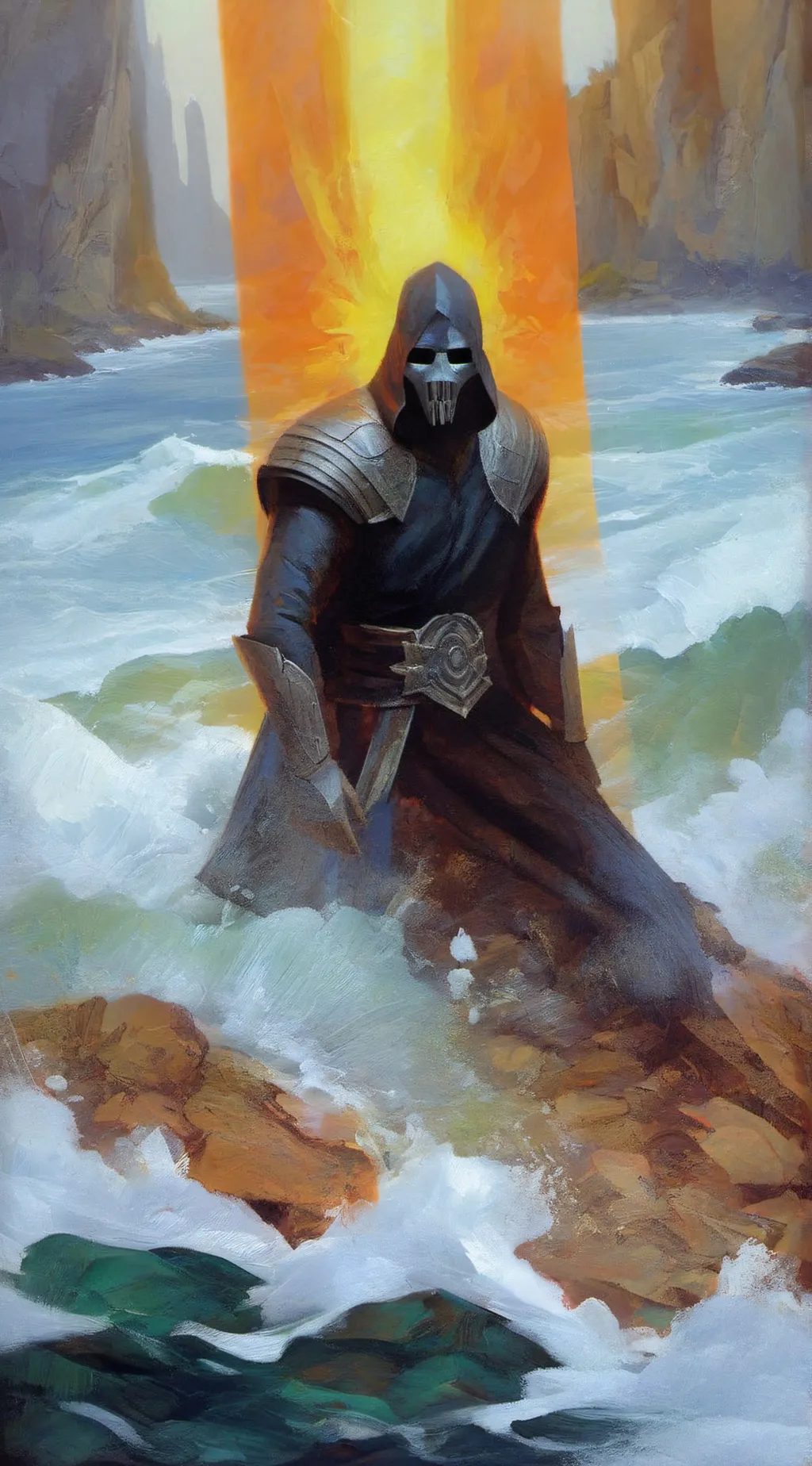 ai character: Shadows guide background
