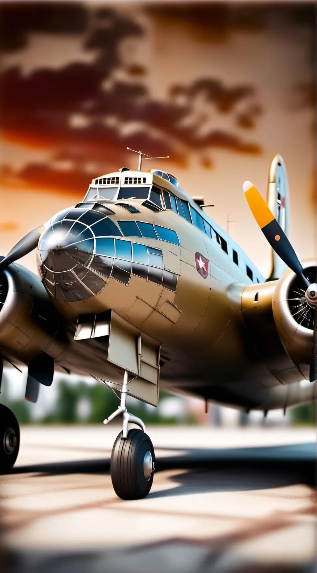 ai character: B-17 background