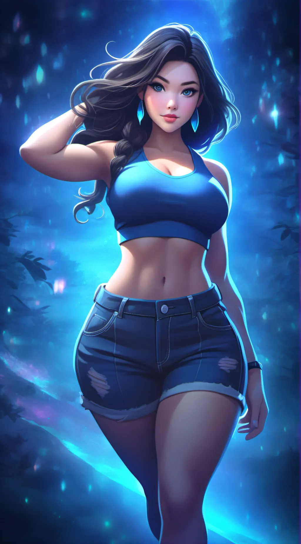 ai character: Aria background