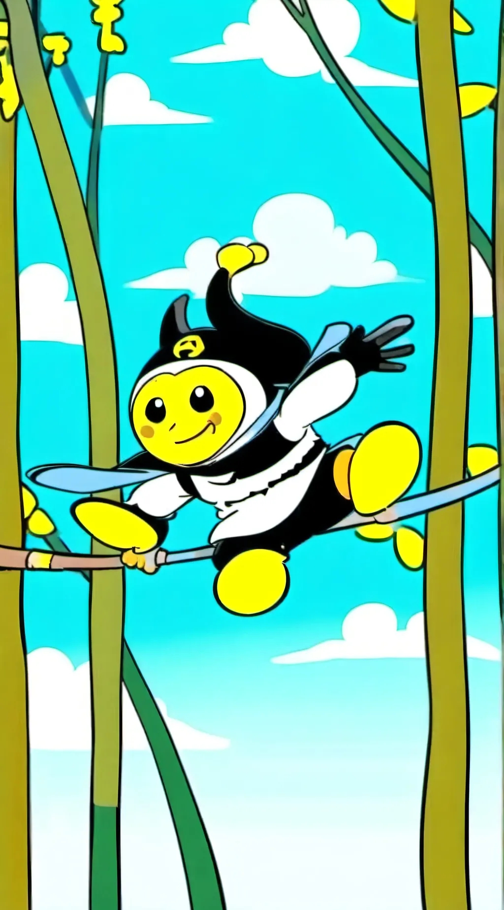 ai character: Bee background