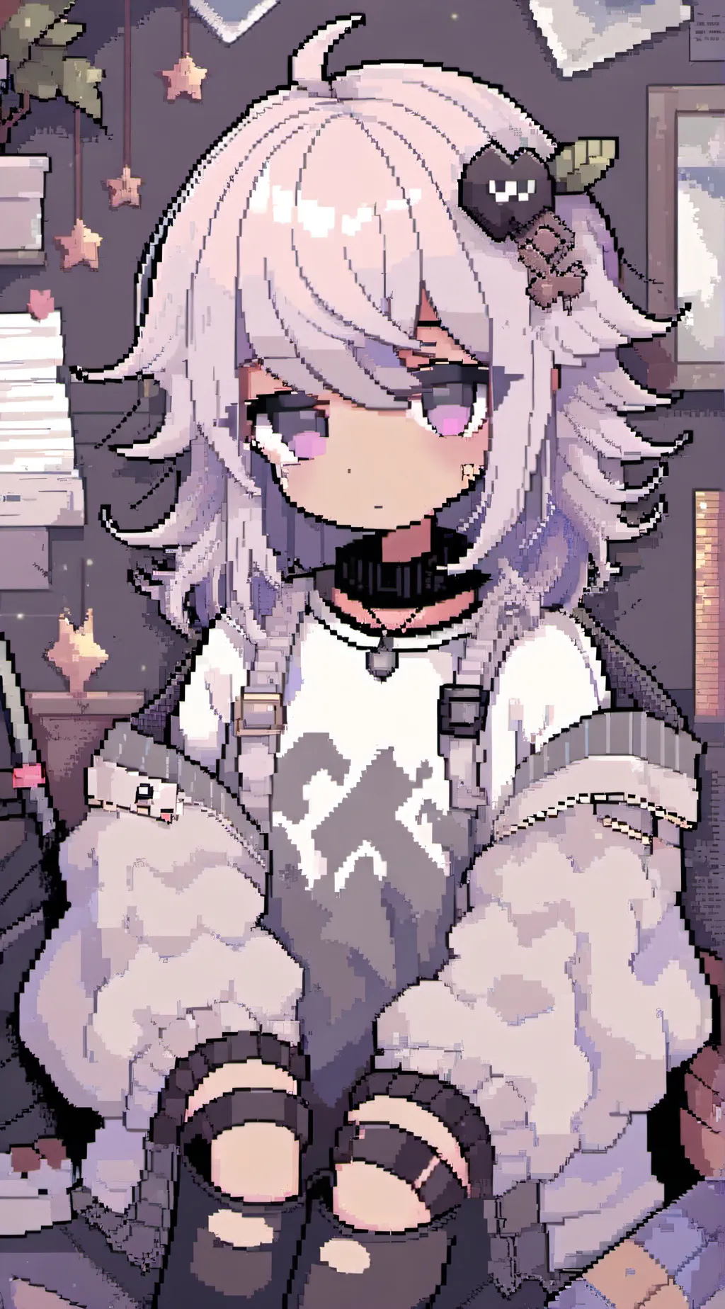 ai character: HASHIRA♡ background